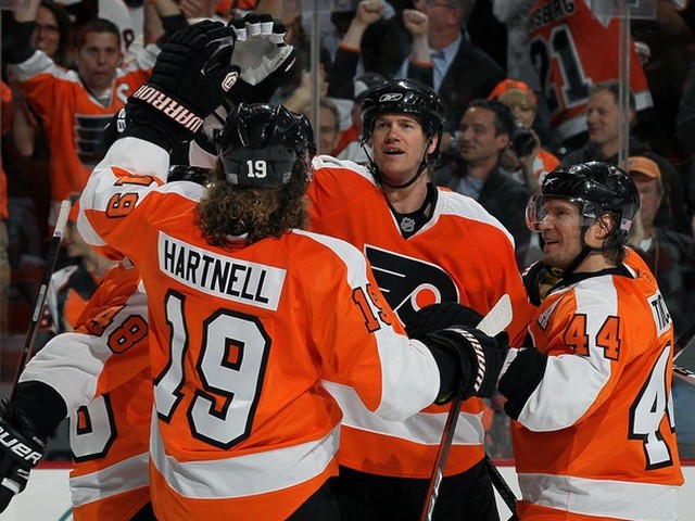 NHL 2010 Players of Philadelphia Flyers - The hockey players of the Philadelphia Flyers Cris Pronger #20, Skott Hartnell #19 and Kimmo Timonen #44 are celebrating a goal against the New Jersey during the NHL 2010 in Philadelphia, Pensilvania (April 20). - , NHL, 2010, players, player, Philadelphia, Flyers, sport, sports, hockey, ice-hokey, Cris, Pronger, Skott, Hartnell, Kimmo, Timonen, goal, goals, New, Jersey, Pensilvania - The hockey players of the Philadelphia Flyers Cris Pronger #20, Skott Hartnell #19 and Kimmo Timonen #44 are celebrating a goal against the New Jersey during the NHL 2010 in Philadelphia, Pensilvania (April 20). Solve free online NHL 2010 Players of Philadelphia Flyers puzzle games or send NHL 2010 Players of Philadelphia Flyers puzzle game greeting ecards  from puzzles-games.eu.. NHL 2010 Players of Philadelphia Flyers puzzle, puzzles, puzzles games, puzzles-games.eu, puzzle games, online puzzle games, free puzzle games, free online puzzle games, NHL 2010 Players of Philadelphia Flyers free puzzle game, NHL 2010 Players of Philadelphia Flyers online puzzle game, jigsaw puzzles, NHL 2010 Players of Philadelphia Flyers jigsaw puzzle, jigsaw puzzle games, jigsaw puzzles games, NHL 2010 Players of Philadelphia Flyers puzzle game ecard, puzzles games ecards, NHL 2010 Players of Philadelphia Flyers puzzle game greeting ecard
