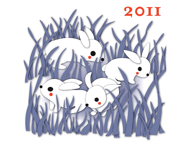 desktop wallpaper 2011 new year. Chinese New Year of Rabbit