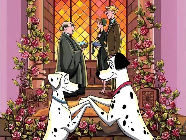 Disney 101 Dalmatians Wedding puzzle game 