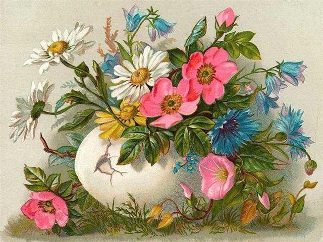 Easter Egg with Spring Flowers Antique Postcard - Greetings for a 'Happy Easter' with a lovely old antique postcard, depicting colorful spring flowers in a pot from shell of egg. The egg is an ancient symbol of rebirth connected to the spring, when the nature returns to a new life. The spring flowers, the new leaves, birds, chickens, lambs or other newborn animals are also symbols of Easter. The word ‘Easter’ comes from the name of Estre, an Anglo-Saxon goddess who was linked with the spring, fertility and the beginning of the new life. - , Easter, egg, eggs, spring, flowers, flower, antique, postcard, postcards, cartoons, cartoon, holiday, holidays, greetings, greeting, happy, lovely, old, colorful, pot, pots, shell, shells, ancient, symbol, symbols, rebirth, nature, life, leaves, leaf, birds, bird, chickens, chicken, lambs, lamb, newborn, animals, animal, name, names, Estre, Anglo, Saxon, goddess, goddesses, fertility, beginning - Greetings for a 'Happy Easter' with a lovely old antique postcard, depicting colorful spring flowers in a pot from shell of egg. The egg is an ancient symbol of rebirth connected to the spring, when the nature returns to a new life. The spring flowers, the new leaves, birds, chickens, lambs or other newborn animals are also symbols of Easter. The word ‘Easter’ comes from the name of Estre, an Anglo-Saxon goddess who was linked with the spring, fertility and the beginning of the new life. Решайте бесплатные онлайн Easter Egg with Spring Flowers Antique Postcard пазлы игры или отправьте Easter Egg with Spring Flowers Antique Postcard пазл игру приветственную открытку  из puzzles-games.eu.. Easter Egg with Spring Flowers Antique Postcard пазл, пазлы, пазлы игры, puzzles-games.eu, пазл игры, онлайн пазл игры, игры пазлы бесплатно, бесплатно онлайн пазл игры, Easter Egg with Spring Flowers Antique Postcard бесплатно пазл игра, Easter Egg with Spring Flowers Antique Postcard онлайн пазл игра , jigsaw puzzles, Easter Egg with Spring Flowers Antique Postcard jigsaw puzzle, jigsaw puzzle games, jigsaw puzzles games, Easter Egg with Spring Flowers Antique Postcard пазл игра открытка, пазлы игры открытки, Easter Egg with Spring Flowers Antique Postcard пазл игра приветственная открытка