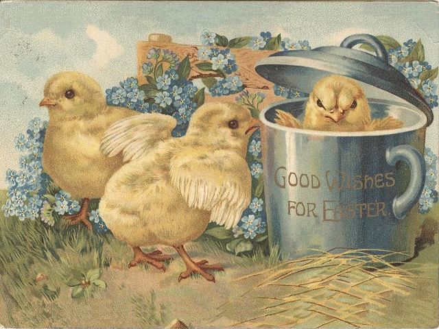 Easter Wishes Vintage Postcard - Beautiful vintage postcard with a 'Good Wishes for Easter' and adorable fluffy lighthearted chicks among pretty spring flowers, postmarked 1909. Easter coincides with the first signs of spring and the newborn chickens around the time of Easter are a symbol of spring and the new life. The flowers which begin to peek out of the ground, are symbol of the renewed nature. - , Easter, wishes, wish, vintage, postcard, postcards, cartoons, cartoon, holidays, holiday, beautiful, adorable, fluffy, lighthearted, chicks, chick, pretty, spring, flowers, flower, postmarked, 1909, signs, sign, newborn, chickens, chicken, time, times, symbol, symbols, new, life, ground, renewed, nature - Beautiful vintage postcard with a 'Good Wishes for Easter' and adorable fluffy lighthearted chicks among pretty spring flowers, postmarked 1909. Easter coincides with the first signs of spring and the newborn chickens around the time of Easter are a symbol of spring and the new life. The flowers which begin to peek out of the ground, are symbol of the renewed nature. Решайте бесплатные онлайн Easter Wishes Vintage Postcard пазлы игры или отправьте Easter Wishes Vintage Postcard пазл игру приветственную открытку  из puzzles-games.eu.. Easter Wishes Vintage Postcard пазл, пазлы, пазлы игры, puzzles-games.eu, пазл игры, онлайн пазл игры, игры пазлы бесплатно, бесплатно онлайн пазл игры, Easter Wishes Vintage Postcard бесплатно пазл игра, Easter Wishes Vintage Postcard онлайн пазл игра , jigsaw puzzles, Easter Wishes Vintage Postcard jigsaw puzzle, jigsaw puzzle games, jigsaw puzzles games, Easter Wishes Vintage Postcard пазл игра открытка, пазлы игры открытки, Easter Wishes Vintage Postcard пазл игра приветственная открытка