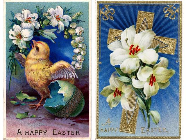 Happy Easter Vintage Postcards - Beautiful vintage postcards with wishes for a 'Happy Easter', depicting an adorable newly hatched chicken and a Christian cross with delicate lilies. Easter is a festivity of the colours and joy, which confirms the saying that after the dark clouds, there is a silver lining. - , happy, Easter, vintage, postcards, postcard, cartoons, cartoon, holidays, holiday, feast, feasts, beautiful, wishes, wish, adorable, newly, hatched, chicken, chickens, Christian, cross, delicate, lilies, lily, festivity, colours, colour, joy, saying, sayings, dark, clouds, cloud, silver, lining - Beautiful vintage postcards with wishes for a 'Happy Easter', depicting an adorable newly hatched chicken and a Christian cross with delicate lilies. Easter is a festivity of the colours and joy, which confirms the saying that after the dark clouds, there is a silver lining. Решайте бесплатные онлайн Happy Easter Vintage Postcards пазлы игры или отправьте Happy Easter Vintage Postcards пазл игру приветственную открытку  из puzzles-games.eu.. Happy Easter Vintage Postcards пазл, пазлы, пазлы игры, puzzles-games.eu, пазл игры, онлайн пазл игры, игры пазлы бесплатно, бесплатно онлайн пазл игры, Happy Easter Vintage Postcards бесплатно пазл игра, Happy Easter Vintage Postcards онлайн пазл игра , jigsaw puzzles, Happy Easter Vintage Postcards jigsaw puzzle, jigsaw puzzle games, jigsaw puzzles games, Happy Easter Vintage Postcards пазл игра открытка, пазлы игры открытки, Happy Easter Vintage Postcards пазл игра приветственная открытка