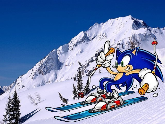 Sonic the Hedgehog Skiing Wallpaper - Wallpaper with Sonic the Hedgehog who is skiing down hill in a ski resort, a funny and beloved hero from the great game 'Sonic Adventure' which Sonic Team has done for the Sega Dreamcast (1998). - , Sonic, Hedgehog, wallpaper, wallpapers, cartoon, cartoons, hill, hills, ski, resort, resorts, funny, beloved, hero, heroes, great, game, games, adventure, adventures, team, teams, Sega, Dreamcast, 1998 - Wallpaper with Sonic the Hedgehog who is skiing down hill in a ski resort, a funny and beloved hero from the great game 'Sonic Adventure' which Sonic Team has done for the Sega Dreamcast (1998). Lösen Sie kostenlose Sonic the Hedgehog Skiing Wallpaper Online Puzzle Spiele oder senden Sie Sonic the Hedgehog Skiing Wallpaper Puzzle Spiel Gruß ecards  from puzzles-games.eu.. Sonic the Hedgehog Skiing Wallpaper puzzle, Rätsel, puzzles, Puzzle Spiele, puzzles-games.eu, puzzle games, Online Puzzle Spiele, kostenlose Puzzle Spiele, kostenlose Online Puzzle Spiele, Sonic the Hedgehog Skiing Wallpaper kostenlose Puzzle Spiel, Sonic the Hedgehog Skiing Wallpaper Online Puzzle Spiel, jigsaw puzzles, Sonic the Hedgehog Skiing Wallpaper jigsaw puzzle, jigsaw puzzle games, jigsaw puzzles games, Sonic the Hedgehog Skiing Wallpaper Puzzle Spiel ecard, Puzzles Spiele ecards, Sonic the Hedgehog Skiing Wallpaper Puzzle Spiel Gruß ecards