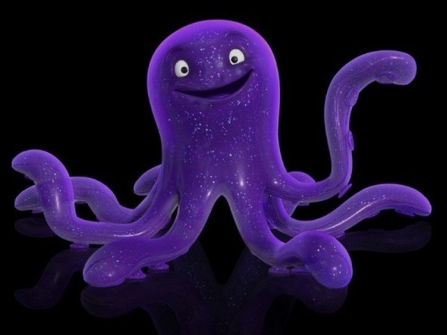 Cartoon Pictures Of Octopuses. The rubber toy octopus Stretch