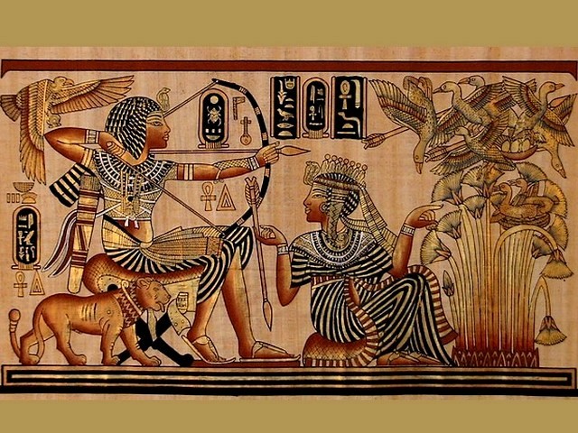 Tutankhamun Scene with Hunting on Birds Wallpaper - Wallpaper of a beautiful scene with hunting on birds, on which are  depicted the Egyptian pharaoh Tutankhamun (1343 BC-1325 BC), also known as King Tut, who becomes a Pharaoh when he has been 9 years old, together with his wife Ankhesenamun, which name means the 'Key to the Essence of the Moon' (Love of God), one of the daughters of King Akhenaten and Nefertiti. - , Tutankhamun, scene, scenes, hunting, huntings, birds, bird, cartoon, cartoons, art, arts, places, place, travel, travels, trip, trips, tour, tours, beautiful, Egyptian, pharaoh, pharaohs, 1343, 1325, BC, King, Tut, years, year, Ankhesenamun, name, names, key, keys, essence, essences, moon, moons, love, loves, god, gods, daughters, daughter, Akhenaten, Nefertiti - Wallpaper of a beautiful scene with hunting on birds, on which are  depicted the Egyptian pharaoh Tutankhamun (1343 BC-1325 BC), also known as King Tut, who becomes a Pharaoh when he has been 9 years old, together with his wife Ankhesenamun, which name means the 'Key to the Essence of the Moon' (Love of God), one of the daughters of King Akhenaten and Nefertiti. Resuelve rompecabezas en línea gratis Tutankhamun Scene with Hunting on Birds Wallpaper juegos puzzle o enviar Tutankhamun Scene with Hunting on Birds Wallpaper juego de puzzle tarjetas electrónicas de felicitación  de puzzles-games.eu.. Tutankhamun Scene with Hunting on Birds Wallpaper puzzle, puzzles, rompecabezas juegos, puzzles-games.eu, juegos de puzzle, juegos en línea del rompecabezas, juegos gratis puzzle, juegos en línea gratis rompecabezas, Tutankhamun Scene with Hunting on Birds Wallpaper juego de puzzle gratuito, Tutankhamun Scene with Hunting on Birds Wallpaper juego de rompecabezas en línea, jigsaw puzzles, Tutankhamun Scene with Hunting on Birds Wallpaper jigsaw puzzle, jigsaw puzzle games, jigsaw puzzles games, Tutankhamun Scene with Hunting on Birds Wallpaper rompecabezas de juego tarjeta electrónica, juegos de puzzles tarjetas electrónicas, Tutankhamun Scene with Hunting on Birds Wallpaper puzzle tarjeta electrónica de felicitación