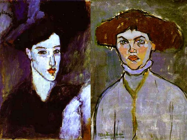 Amedeo Modigliani The Jewess and Head of a Young Woman - 'The Jewess’ (ca 1908, oil on canvas, private collection) is one of the most popular portraits by Amedeo Modigliani, the painter with Italian-Jewish background, which was exhibited in the ‘Salon de Independents’ in 1908 and was the first painting which he sold after his settling in Paris. ‘Head of  Young Woman’ (1908, oil on canvas, Musee d'Art Moderne, Villeneuve d'Ascq, France) is one of famous  portraits of women, painted during Modigliani’s early years in Paris. - , Amedeo, Modigliani, jewess, head, heads, young, woman, women, art, arts, painter, painters, artist, artists, sculptor, sculptors, Expressionist, Expressionists, 1908, oil, canvas, canvases, private, collection, collections, most, popular, portraits, portrait, Italian-Jewish, background, backgrounds, Salon, Independents, Paris, Musee, d'Art, Moderne, Villeneuve, d'Ascq, France, early, years, year - 'The Jewess’ (ca 1908, oil on canvas, private collection) is one of the most popular portraits by Amedeo Modigliani, the painter with Italian-Jewish background, which was exhibited in the ‘Salon de Independents’ in 1908 and was the first painting which he sold after his settling in Paris. ‘Head of  Young Woman’ (1908, oil on canvas, Musee d'Art Moderne, Villeneuve d'Ascq, France) is one of famous  portraits of women, painted during Modigliani’s early years in Paris. Подреждайте безплатни онлайн Amedeo Modigliani The Jewess and Head of a Young Woman пъзел игри или изпратете Amedeo Modigliani The Jewess and Head of a Young Woman пъзел игра поздравителна картичка  от puzzles-games.eu.. Amedeo Modigliani The Jewess and Head of a Young Woman пъзел, пъзели, пъзели игри, puzzles-games.eu, пъзел игри, online пъзел игри, free пъзел игри, free online пъзел игри, Amedeo Modigliani The Jewess and Head of a Young Woman free пъзел игра, Amedeo Modigliani The Jewess and Head of a Young Woman online пъзел игра, jigsaw puzzles, Amedeo Modigliani The Jewess and Head of a Young Woman jigsaw puzzle, jigsaw puzzle games, jigsaw puzzles games, Amedeo Modigliani The Jewess and Head of a Young Woman пъзел игра картичка, пъзели игри картички, Amedeo Modigliani The Jewess and Head of a Young Woman пъзел игра поздравителна картичка