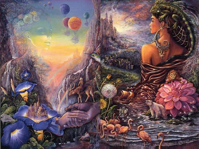 Bridge of Hope and The Untold Story by Josephine Wall - 'Bridge of Hope' and 'The Untold Story' are two wonderful paintings by the English artist Josephine Wall. Inspired by the nature, she depicts strange and surrealistic worlds, where the mind of the viewer can roams freely, offering varied interpretations depending of the imagination. The mother nature is holding out the hand with all her gentleness and beauty, forming a bridge of hope for the mankind, to welcome us into world with more fulfilling way of life, if we express willingness, to ensure the welfare and the wonders of the earth. - , bridge, bridges, hope, hopes, untold, story, stories, Josephine, Wall, art, arts, wonderful, paintings, painting, English, artist, artists, nature, strange, surrealistic, worlds, world, mind, minds, viewer, viewers, freely, interpretations, interpretation, imagination, imaginations, mother, hand, hands, gentleness, beauty, mankind, way, ways, life, willingness, welfare, wonders, wonder, earth - 'Bridge of Hope' and 'The Untold Story' are two wonderful paintings by the English artist Josephine Wall. Inspired by the nature, she depicts strange and surrealistic worlds, where the mind of the viewer can roams freely, offering varied interpretations depending of the imagination. The mother nature is holding out the hand with all her gentleness and beauty, forming a bridge of hope for the mankind, to welcome us into world with more fulfilling way of life, if we express willingness, to ensure the welfare and the wonders of the earth. Подреждайте безплатни онлайн Bridge of Hope and The Untold Story by Josephine Wall пъзел игри или изпратете Bridge of Hope and The Untold Story by Josephine Wall пъзел игра поздравителна картичка  от puzzles-games.eu.. Bridge of Hope and The Untold Story by Josephine Wall пъзел, пъзели, пъзели игри, puzzles-games.eu, пъзел игри, online пъзел игри, free пъзел игри, free online пъзел игри, Bridge of Hope and The Untold Story by Josephine Wall free пъзел игра, Bridge of Hope and The Untold Story by Josephine Wall online пъзел игра, jigsaw puzzles, Bridge of Hope and The Untold Story by Josephine Wall jigsaw puzzle, jigsaw puzzle games, jigsaw puzzles games, Bridge of Hope and The Untold Story by Josephine Wall пъзел игра картичка, пъзели игри картички, Bridge of Hope and The Untold Story by Josephine Wall пъзел игра поздравителна картичка