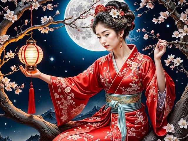 Enchanting Moonlit Scene puzzle game 