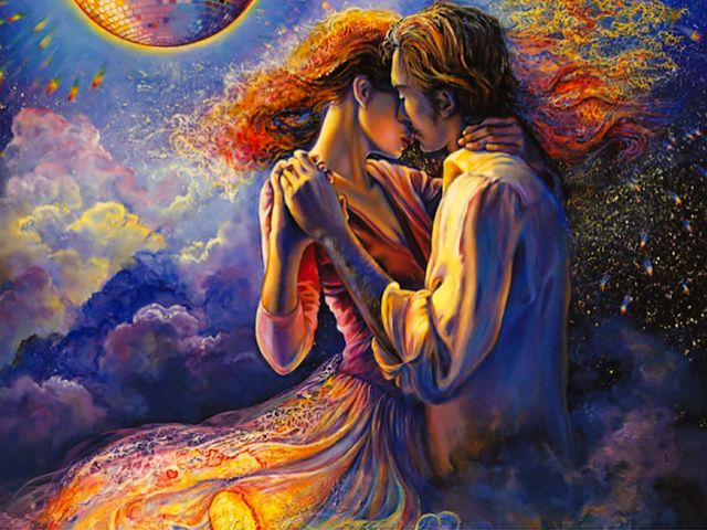 Love is in the Air by Josephine Wall - 'Love is in the Air' (1978) by the English artist Josephine Wall is one of the most romantic paintings in the world. Dancing in the moonlight the lovers are transported to a world of their own, where all things are possible. In this amazing and fantastic painting, where the surrealism and romance meet, the air is filled with love and scent of flowers and the reality and illusion mingle. - , love, air, Josephine, Wall, art, arts, 1978, English, artist, romantic, paintings, painting, world, moonlight, lovers, amazing, fantastic, surrealism, romance, love, scent, flowers, flower, reality, illusion - 'Love is in the Air' (1978) by the English artist Josephine Wall is one of the most romantic paintings in the world. Dancing in the moonlight the lovers are transported to a world of their own, where all things are possible. In this amazing and fantastic painting, where the surrealism and romance meet, the air is filled with love and scent of flowers and the reality and illusion mingle. Подреждайте безплатни онлайн Love is in the Air by Josephine Wall пъзел игри или изпратете Love is in the Air by Josephine Wall пъзел игра поздравителна картичка  от puzzles-games.eu.. Love is in the Air by Josephine Wall пъзел, пъзели, пъзели игри, puzzles-games.eu, пъзел игри, online пъзел игри, free пъзел игри, free online пъзел игри, Love is in the Air by Josephine Wall free пъзел игра, Love is in the Air by Josephine Wall online пъзел игра, jigsaw puzzles, Love is in the Air by Josephine Wall jigsaw puzzle, jigsaw puzzle games, jigsaw puzzles games, Love is in the Air by Josephine Wall пъзел игра картичка, пъзели игри картички, Love is in the Air by Josephine Wall пъзел игра поздравителна картичка