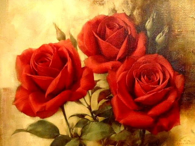 Red Roses by Igor Levashov - Magnificent bright-red roses, oil on canvas by Igor Levashov, an artist, born in Russia, with a passion for flowers, whose paintings attract the attention and are appreciated worldwide. - , red, roses, rose, Igor, Levashov, art, arts, flower, flowers, magnificent, bright, oil, canvas, canvases, artist, artists, Russia, passion, passions, paintings, painting, attention, attentions, worldwide - Magnificent bright-red roses, oil on canvas by Igor Levashov, an artist, born in Russia, with a passion for flowers, whose paintings attract the attention and are appreciated worldwide. Solve free online Red Roses by Igor Levashov puzzle games or send Red Roses by Igor Levashov puzzle game greeting ecards  from puzzles-games.eu.. Red Roses by Igor Levashov puzzle, puzzles, puzzles games, puzzles-games.eu, puzzle games, online puzzle games, free puzzle games, free online puzzle games, Red Roses by Igor Levashov free puzzle game, Red Roses by Igor Levashov online puzzle game, jigsaw puzzles, Red Roses by Igor Levashov jigsaw puzzle, jigsaw puzzle games, jigsaw puzzles games, Red Roses by Igor Levashov puzzle game ecard, puzzles games ecards, Red Roses by Igor Levashov puzzle game greeting ecard
