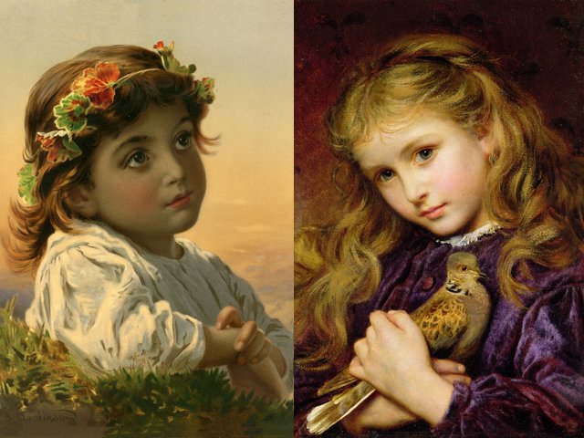 Sophie Anderson Dreaming Daisy and The Turtle Dove - 'Dreaming Daisy' and 'The Turtle Dove' (oil on canvas, private collections), two wonderful images of children by  Sophie Gengembre Anderson (1823-1903), a French-born British artist, landscape painter and illustrator. Sophie Anderson is known with her lifelike portraits of Victorian children in Pre-Raphaelite style of painting, marked by the near-photographic precision, abundant detail, intense colours, and complex compositions. - , Sophie, Anderson, dreaming, daisy, daisies, turtle, dove, doves, art, arts, oil, canvas, private, collection, collections, wonderful, images, image, children, child, Gengembre, 1823, 1903, French, British, artist, artists, landscape, painter, painters, illustrator, illustrators, lifelike, portraits, portrait, Victorian, Pre-Raphaelite, style, styles, painting, paintings, photographic, precision, abundant, detail, details, intense, colours, colour, complex, compositions, composition - 'Dreaming Daisy' and 'The Turtle Dove' (oil on canvas, private collections), two wonderful images of children by  Sophie Gengembre Anderson (1823-1903), a French-born British artist, landscape painter and illustrator. Sophie Anderson is known with her lifelike portraits of Victorian children in Pre-Raphaelite style of painting, marked by the near-photographic precision, abundant detail, intense colours, and complex compositions. Solve free online Sophie Anderson Dreaming Daisy and The Turtle Dove puzzle games or send Sophie Anderson Dreaming Daisy and The Turtle Dove puzzle game greeting ecards  from puzzles-games.eu.. Sophie Anderson Dreaming Daisy and The Turtle Dove puzzle, puzzles, puzzles games, puzzles-games.eu, puzzle games, online puzzle games, free puzzle games, free online puzzle games, Sophie Anderson Dreaming Daisy and The Turtle Dove free puzzle game, Sophie Anderson Dreaming Daisy and The Turtle Dove online puzzle game, jigsaw puzzles, Sophie Anderson Dreaming Daisy and The Turtle Dove jigsaw puzzle, jigsaw puzzle games, jigsaw puzzles games, Sophie Anderson Dreaming Daisy and The Turtle Dove puzzle game ecard, puzzles games ecards, Sophie Anderson Dreaming Daisy and The Turtle Dove puzzle game greeting ecard