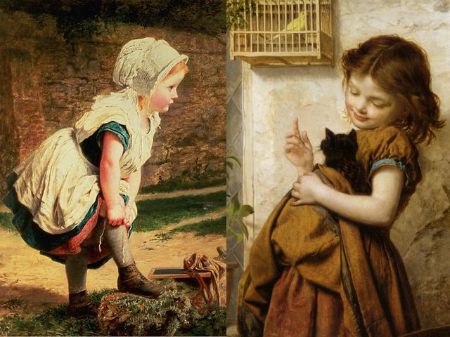 Sophie Anderson Wait for Me and Her Favorite Pets - Wait for me!' (also known as 'Returning home from school') and 'Her favorite pets' (oil on canvas, private collections), two wonderful paintings of children by  Sophie Gengembre Anderson (1823-1903), a French-born British artist, landscape painter and illustrator. The portraits are very realistic and can raise even the bad mood. - , wonderful, paintings, painting, children, child, Gengembre, 1823, 1903, French, British, artist, artists, landscapes, painter, painters, illustrator, illustrators, portraits, portrait, realistic, bad, mood - Wait for me!' (also known as 'Returning home from school') and 'Her favorite pets' (oil on canvas, private collections), two wonderful paintings of children by  Sophie Gengembre Anderson (1823-1903), a French-born British artist, landscape painter and illustrator. The portraits are very realistic and can raise even the bad mood. Solve free online Sophie Anderson Wait for Me and Her Favorite Pets puzzle games or send Sophie Anderson Wait for Me and Her Favorite Pets puzzle game greeting ecards  from puzzles-games.eu.. Sophie Anderson Wait for Me and Her Favorite Pets puzzle, puzzles, puzzles games, puzzles-games.eu, puzzle games, online puzzle games, free puzzle games, free online puzzle games, Sophie Anderson Wait for Me and Her Favorite Pets free puzzle game, Sophie Anderson Wait for Me and Her Favorite Pets online puzzle game, jigsaw puzzles, Sophie Anderson Wait for Me and Her Favorite Pets jigsaw puzzle, jigsaw puzzle games, jigsaw puzzles games, Sophie Anderson Wait for Me and Her Favorite Pets puzzle game ecard, puzzles games ecards, Sophie Anderson Wait for Me and Her Favorite Pets puzzle game greeting ecard