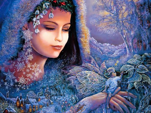 Spirit of Winter by Josephine Wall - 'Spirit of Winter' is a fantasy painting, which brings us in the fantastical and enchanting world created by the famous English artist Josephine Wall. Called upon to complete the life cycle of nature, the charming fairy and her assistant, adorn trees and plants with winter garments and cover them with frost, thus creating a winter wonderland, where children carelessly play in the snow. - , spirit, winter, Josephine, Wall, art, arts, fantasy, painting, paintings, fantastical, enchanting, world, famous, English, artist, artists, life, cycle, nature, charming, fairy, fairies, assistant, assistants, trees, tree, plants, plant, winter, garments, garment, frost, wonderland, children, child, carelessly, snow - 'Spirit of Winter' is a fantasy painting, which brings us in the fantastical and enchanting world created by the famous English artist Josephine Wall. Called upon to complete the life cycle of nature, the charming fairy and her assistant, adorn trees and plants with winter garments and cover them with frost, thus creating a winter wonderland, where children carelessly play in the snow. Resuelve rompecabezas en línea gratis Spirit of Winter by Josephine Wall juegos puzzle o enviar Spirit of Winter by Josephine Wall juego de puzzle tarjetas electrónicas de felicitación  de puzzles-games.eu.. Spirit of Winter by Josephine Wall puzzle, puzzles, rompecabezas juegos, puzzles-games.eu, juegos de puzzle, juegos en línea del rompecabezas, juegos gratis puzzle, juegos en línea gratis rompecabezas, Spirit of Winter by Josephine Wall juego de puzzle gratuito, Spirit of Winter by Josephine Wall juego de rompecabezas en línea, jigsaw puzzles, Spirit of Winter by Josephine Wall jigsaw puzzle, jigsaw puzzle games, jigsaw puzzles games, Spirit of Winter by Josephine Wall rompecabezas de juego tarjeta electrónica, juegos de puzzles tarjetas electrónicas, Spirit of Winter by Josephine Wall puzzle tarjeta electrónica de felicitación