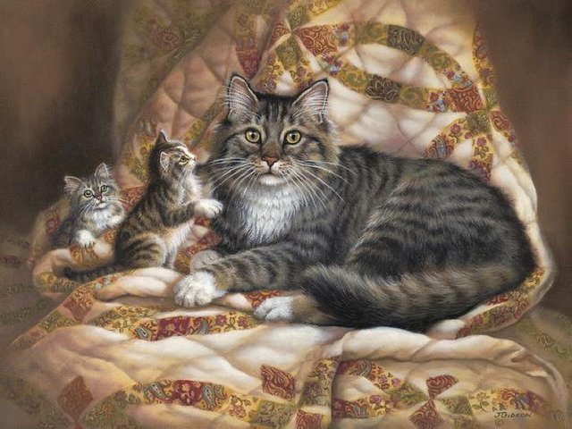 Sweet Home by Judy Gibson - 'Sweet Home' is a beautiful painting with adorable playful kittens, painted by the talented artist Judy Gibson, born in Paris, Texas in 1946, with an art degree from East Texas State University. Her love for animals is the driving force in her works, which are full of life with soul and own character. Judy Gibson enjoyed a very successful career with her original paintings on diverse themes, from landscapes to exquisitely detailed paintings of wildlife, painted with oils, watercolors and colored pencils. Many manufacturers are using her beautiful artworks on different products for a home decor. - , sweet, home, homes, Judy, Gibson, art, arts, animals, animal, beautiful, painting, paintings, adorable, playful, kittens, kitten, talented, artist, artists, Paris, Texas, 1946, degree, East, State, University, universities, love, force, works, work, life, soul, character, successful, career, original, diverse, themes, theme, landscapes, landscape, exquisitely, wildlife, oils, watercolors, watercolor, colored, pencils, pencil, manufacturers, manufacturer, artworks, artwork, products, product, home, decor, decors - 'Sweet Home' is a beautiful painting with adorable playful kittens, painted by the talented artist Judy Gibson, born in Paris, Texas in 1946, with an art degree from East Texas State University. Her love for animals is the driving force in her works, which are full of life with soul and own character. Judy Gibson enjoyed a very successful career with her original paintings on diverse themes, from landscapes to exquisitely detailed paintings of wildlife, painted with oils, watercolors and colored pencils. Many manufacturers are using her beautiful artworks on different products for a home decor. Решайте бесплатные онлайн Sweet Home by Judy Gibson пазлы игры или отправьте Sweet Home by Judy Gibson пазл игру приветственную открытку  из puzzles-games.eu.. Sweet Home by Judy Gibson пазл, пазлы, пазлы игры, puzzles-games.eu, пазл игры, онлайн пазл игры, игры пазлы бесплатно, бесплатно онлайн пазл игры, Sweet Home by Judy Gibson бесплатно пазл игра, Sweet Home by Judy Gibson онлайн пазл игра , jigsaw puzzles, Sweet Home by Judy Gibson jigsaw puzzle, jigsaw puzzle games, jigsaw puzzles games, Sweet Home by Judy Gibson пазл игра открытка, пазлы игры открытки, Sweet Home by Judy Gibson пазл игра приветственная открытка
