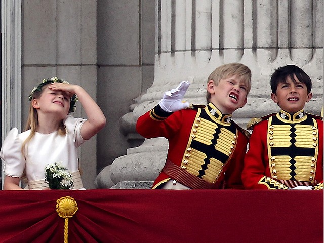 Royal Wedding England Margarita Armstrong-Jones, Tom Pettifer and William Lowther-Pinkerton watching planes over Buckingham Palace London - Bridesmaid Margarita Armstrong-Jones and page boys Tom Pettifer and William Lowther-Pinkerton, are watching planes of Royal Air Force flying over Buckingham palace in London, England,  after ceremony of the royal wedding of Prince William, Duke of Cambridge and Catherine, Duchess of Cambridge on April 29, 2011. - , Royal, wedding, weddings, England, Margarita, Armstrong, Jones, Tom, Pettifer, William, Lowther, planes, plane, Pinkerton, Buckingham, palace, palaces, London, celebrities, celebrity, show, shows, ceremony, ceremonies, event, events, entertainment, entertainments, place, places, travel, travels, tour, tours, bridesmaid, bridesmaids, page, boys, boy, air, force, forces, prince, princes, William, duke, dukes, Cambridge, Catherine, duchess, duchesses, April, 2011 - Bridesmaid Margarita Armstrong-Jones and page boys Tom Pettifer and William Lowther-Pinkerton, are watching planes of Royal Air Force flying over Buckingham palace in London, England,  after ceremony of the royal wedding of Prince William, Duke of Cambridge and Catherine, Duchess of Cambridge on April 29, 2011. Solve free online Royal Wedding England Margarita Armstrong-Jones, Tom Pettifer and William Lowther-Pinkerton watching planes over Buckingham Palace London puzzle games or send Royal Wedding England Margarita Armstrong-Jones, Tom Pettifer and William Lowther-Pinkerton watching planes over Buckingham Palace London puzzle game greeting ecards  from puzzles-games.eu.. Royal Wedding England Margarita Armstrong-Jones, Tom Pettifer and William Lowther-Pinkerton watching planes over Buckingham Palace London puzzle, puzzles, puzzles games, puzzles-games.eu, puzzle games, online puzzle games, free puzzle games, free online puzzle games, Royal Wedding England Margarita Armstrong-Jones, Tom Pettifer and William Lowther-Pinkerton watching planes over Buckingham Palace London free puzzle game, Royal Wedding England Margarita Armstrong-Jones, Tom Pettifer and William Lowther-Pinkerton watching planes over Buckingham Palace London online puzzle game, jigsaw puzzles, Royal Wedding England Margarita Armstrong-Jones, Tom Pettifer and William Lowther-Pinkerton watching planes over Buckingham Palace London jigsaw puzzle, jigsaw puzzle games, jigsaw puzzles games, Royal Wedding England Margarita Armstrong-Jones, Tom Pettifer and William Lowther-Pinkerton watching planes over Buckingham Palace London puzzle game ecard, puzzles games ecards, Royal Wedding England Margarita Armstrong-Jones, Tom Pettifer and William Lowther-Pinkerton watching planes over Buckingham Palace London puzzle game greeting ecard