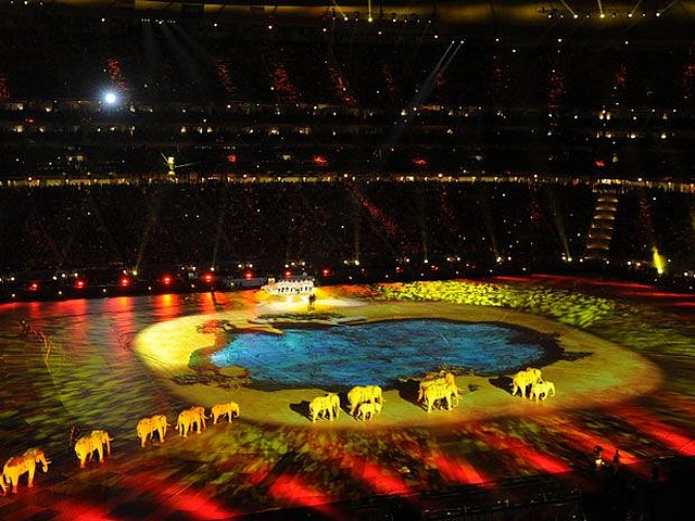 World Cup Elephant. World Cup 2010 Closing