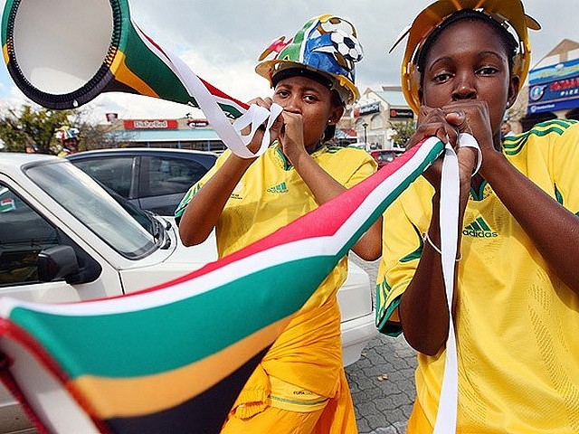 World Cup 2010 Fans play Vuvuzela - Fans play vuvuzela on the way to the Soccer City stadium in Johannesburg for the Opening Ceremony of the 2010 FIFA WORLD Cup (June 11). - , World, Cup, 2010, fans, fan, vuvuzela, vuvuzelas, show, shows, performance, performances, sport, sports, tournament, tournaments, qualification, qualifications, ceremony, ceremonies, match, matches, Soccer, City, stadium, stadiums, Johannesburg, opening, FIFA - Fans play vuvuzela on the way to the Soccer City stadium in Johannesburg for the Opening Ceremony of the 2010 FIFA WORLD Cup (June 11). Решайте бесплатные онлайн World Cup 2010 Fans play Vuvuzela пазлы игры или отправьте World Cup 2010 Fans play Vuvuzela пазл игру приветственную открытку  из puzzles-games.eu.. World Cup 2010 Fans play Vuvuzela пазл, пазлы, пазлы игры, puzzles-games.eu, пазл игры, онлайн пазл игры, игры пазлы бесплатно, бесплатно онлайн пазл игры, World Cup 2010 Fans play Vuvuzela бесплатно пазл игра, World Cup 2010 Fans play Vuvuzela онлайн пазл игра , jigsaw puzzles, World Cup 2010 Fans play Vuvuzela jigsaw puzzle, jigsaw puzzle games, jigsaw puzzles games, World Cup 2010 Fans play Vuvuzela пазл игра открытка, пазлы игры открытки, World Cup 2010 Fans play Vuvuzela пазл игра приветственная открытка