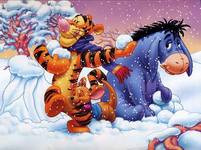 Disney Winter Tigger Roo and Eeyore play with Snowballs Wallpaper - A lovely wallpaper with Tigger, Roo and Eeyore, the wonderful animated heroes by Walt Disney, which play with snowballs and are enjoying the winter. - , Disney, winter, winters, Tigger, Roo, Eeyore, snowballs, snowball, wallpaper, wallpapers, holidays, holiday, cartoon, cartoons, nature, natures, season, seasons, wonderful, animated, heroes, hero, Walt - A lovely wallpaper with Tigger, Roo and Eeyore, the wonderful animated heroes by Walt Disney, which play with snowballs and are enjoying the winter. Solve free online Disney Winter Tigger Roo and Eeyore play with Snowballs Wallpaper puzzle games or send Disney Winter Tigger Roo and Eeyore play with Snowballs Wallpaper puzzle game greeting ecards  from puzzles-games.eu.. Disney Winter Tigger Roo and Eeyore play with Snowballs Wallpaper puzzle, puzzles, puzzles games, puzzles-games.eu, puzzle games, online puzzle games, free puzzle games, free online puzzle games, Disney Winter Tigger Roo and Eeyore play with Snowballs Wallpaper free puzzle game, Disney Winter Tigger Roo and Eeyore play with Snowballs Wallpaper online puzzle game, jigsaw puzzles, Disney Winter Tigger Roo and Eeyore play with Snowballs Wallpaper jigsaw puzzle, jigsaw puzzle games, jigsaw puzzles games, Disney Winter Tigger Roo and Eeyore play with Snowballs Wallpaper puzzle game ecard, puzzles games ecards, Disney Winter Tigger Roo and Eeyore play with Snowballs Wallpaper puzzle game greeting ecard
