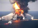 Oil Platform exploded in Gulf of Mexico