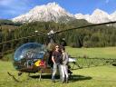 Austrian Skydiver Felix Baumgartner with Girlfriend Nicole Oetl