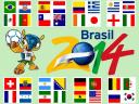 2014 FIFA World Cup Flags of Teams in Groups Wallpaper
