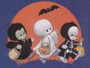 Halloween Morehead Collection Disguised Children Greeting Card