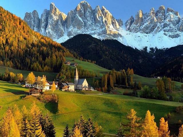 Autumn Landscape St. Magdalena Village South Tyrol Italy - Fantastic natural landscape in the autumn afternoon from the St. Magdalena village in the Val di Funes Valley (Villnoesstal) in South Tyrol, Italy, situated at the foot of the Odle/Geisler mountain massif. The Odle/Geisler group is limestone mountain range with steep cliffs, pinnacles and ravines, which form part of the Alps, known for the beautiful Dolomites peaks, a paradise for mountain lovers in the heart of the Puez-Odle Nature Park. - , autumn, landscape, landscapes, St., Magdalena, village, villages, South, Tyrol, Italy, nature, natures, place, places, fantastic, natural, afternoon, Val, di, Funes, valley, valleys, Villnoesstal, foot, Odle, Geisler, mountain, mountains, massif, group, groups, limestone, range, ranges, steep, cliffs, cliff, pinnacles, pinnacle, ravines, ravine, part, parts, Alps, beautiful, Dolomites, peaks, peak, paradise, lovers, heart, hearts, Puez, park, parks - Fantastic natural landscape in the autumn afternoon from the St. Magdalena village in the Val di Funes Valley (Villnoesstal) in South Tyrol, Italy, situated at the foot of the Odle/Geisler mountain massif. The Odle/Geisler group is limestone mountain range with steep cliffs, pinnacles and ravines, which form part of the Alps, known for the beautiful Dolomites peaks, a paradise for mountain lovers in the heart of the Puez-Odle Nature Park. Solve free online Autumn Landscape St. Magdalena Village South Tyrol Italy puzzle games or send Autumn Landscape St. Magdalena Village South Tyrol Italy puzzle game greeting ecards  from puzzles-games.eu.. Autumn Landscape St. Magdalena Village South Tyrol Italy puzzle, puzzles, puzzles games, puzzles-games.eu, puzzle games, online puzzle games, free puzzle games, free online puzzle games, Autumn Landscape St. Magdalena Village South Tyrol Italy free puzzle game, Autumn Landscape St. Magdalena Village South Tyrol Italy online puzzle game, jigsaw puzzles, Autumn Landscape St. Magdalena Village South Tyrol Italy jigsaw puzzle, jigsaw puzzle games, jigsaw puzzles games, Autumn Landscape St. Magdalena Village South Tyrol Italy puzzle game ecard, puzzles games ecards, Autumn Landscape St. Magdalena Village South Tyrol Italy puzzle game greeting ecard