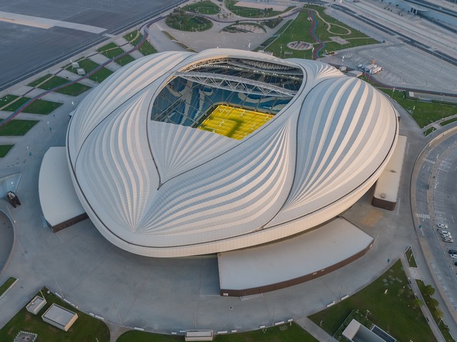 Al Janoub Stadium in Qatar - The Al Janoub Stadium, located in Al-Wakrah, has been designed in the form of a boat, which was traditionally used for the pearl-diving trade. It is the first World Cup 2022 stadium in Qatar which has been built from scratch. It is located just 23 km from the city of Doha, with  capacity of 40,000 during the World Cup.<br />
It has a unique cooling technology, using under-seats supply terminals. The stadium has retractable roof, a 92m long, which sits 50m above pitch level, that will provide shade. <br />
The Al Janoub Stadium comprises of various sporting facilities, including a cycling and running track, horse riding areas and other green spaces. In addition, there will be a marketplace and community facilities, such as a mosque and school. - , Al, Janoub, stadium, stadiums, Qatar, sport, sports, places, place, Al-Wakrah, form, forms, boat, boats, pearl, trade, World, Cup, 2022, scratch, Doha, unique, cooling, technology, terminals, terminal, retractable, roof, roofs, pitch, level, shade, facilities, cycling, running, track, tracks, horse, riding, areas, area, green, spaces, marketplace, community, facilities, mosque, school - The Al Janoub Stadium, located in Al-Wakrah, has been designed in the form of a boat, which was traditionally used for the pearl-diving trade. It is the first World Cup 2022 stadium in Qatar which has been built from scratch. It is located just 23 km from the city of Doha, with  capacity of 40,000 during the World Cup.<br />
It has a unique cooling technology, using under-seats supply terminals. The stadium has retractable roof, a 92m long, which sits 50m above pitch level, that will provide shade. <br />
The Al Janoub Stadium comprises of various sporting facilities, including a cycling and running track, horse riding areas and other green spaces. In addition, there will be a marketplace and community facilities, such as a mosque and school. Lösen Sie kostenlose Al Janoub Stadium in Qatar Online Puzzle Spiele oder senden Sie Al Janoub Stadium in Qatar Puzzle Spiel Gruß ecards  from puzzles-games.eu.. Al Janoub Stadium in Qatar puzzle, Rätsel, puzzles, Puzzle Spiele, puzzles-games.eu, puzzle games, Online Puzzle Spiele, kostenlose Puzzle Spiele, kostenlose Online Puzzle Spiele, Al Janoub Stadium in Qatar kostenlose Puzzle Spiel, Al Janoub Stadium in Qatar Online Puzzle Spiel, jigsaw puzzles, Al Janoub Stadium in Qatar jigsaw puzzle, jigsaw puzzle games, jigsaw puzzles games, Al Janoub Stadium in Qatar Puzzle Spiel ecard, Puzzles Spiele ecards, Al Janoub Stadium in Qatar Puzzle Spiel Gruß ecards