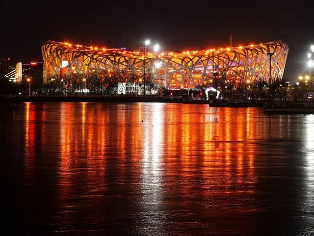 Beijing 2022 Winter Olympic Games National Stadium - The National Stadium, known as the Bird's Nest, is lit prior to the opening ceremony of the Winter Olympic Games in Beijing, China on February 4, 2022. - , Beijing, 2022, winter, Olympic, games, game, national, stadium, stadiums, places, place, bird, birds, nest, nests, opening, ceremony, ceremonies, China, February - The National Stadium, known as the Bird's Nest, is lit prior to the opening ceremony of the Winter Olympic Games in Beijing, China on February 4, 2022. Solve free online Beijing 2022 Winter Olympic Games National Stadium puzzle games or send Beijing 2022 Winter Olympic Games National Stadium puzzle game greeting ecards  from puzzles-games.eu.. Beijing 2022 Winter Olympic Games National Stadium puzzle, puzzles, puzzles games, puzzles-games.eu, puzzle games, online puzzle games, free puzzle games, free online puzzle games, Beijing 2022 Winter Olympic Games National Stadium free puzzle game, Beijing 2022 Winter Olympic Games National Stadium online puzzle game, jigsaw puzzles, Beijing 2022 Winter Olympic Games National Stadium jigsaw puzzle, jigsaw puzzle games, jigsaw puzzles games, Beijing 2022 Winter Olympic Games National Stadium puzzle game ecard, puzzles games ecards, Beijing 2022 Winter Olympic Games National Stadium puzzle game greeting ecard