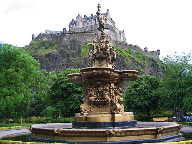 Edinburgh Castle behind Ross Fountain Scotland - The Edinburgh Castle behind the Ross Fountain, located at the west end of Princes Street Gardens, a public park in the centre of Edinburgh, capital of Scotland. The ornate fountain from the mid-19th century with iron figures of mermaids and females depicting the science, the arts, the poetry and industry, was bought in 1862 for the City of Edinburgh by the philanthropist and gun-maker Daniel Ross. - , Edinburgh, castle, castles, Ross, fountain, fountains, Scotland, places, place, travel, travel, tour, tours, trip, trips, west, princes, prince, street, streets, gardens, garden, public, park, parks, centre, centres, capital, capitals, ornate, 19th, century, centuries, iron, figures, figure, mermaids, mermaid, females, female, science, arts, art, poetry, industry, 1862, city, cities, philanthropist, philanthropists, gun, guns, maker, makers, Daniel, Ross - The Edinburgh Castle behind the Ross Fountain, located at the west end of Princes Street Gardens, a public park in the centre of Edinburgh, capital of Scotland. The ornate fountain from the mid-19th century with iron figures of mermaids and females depicting the science, the arts, the poetry and industry, was bought in 1862 for the City of Edinburgh by the philanthropist and gun-maker Daniel Ross. Solve free online Edinburgh Castle behind Ross Fountain Scotland puzzle games or send Edinburgh Castle behind Ross Fountain Scotland puzzle game greeting ecards  from puzzles-games.eu.. Edinburgh Castle behind Ross Fountain Scotland puzzle, puzzles, puzzles games, puzzles-games.eu, puzzle games, online puzzle games, free puzzle games, free online puzzle games, Edinburgh Castle behind Ross Fountain Scotland free puzzle game, Edinburgh Castle behind Ross Fountain Scotland online puzzle game, jigsaw puzzles, Edinburgh Castle behind Ross Fountain Scotland jigsaw puzzle, jigsaw puzzle games, jigsaw puzzles games, Edinburgh Castle behind Ross Fountain Scotland puzzle game ecard, puzzles games ecards, Edinburgh Castle behind Ross Fountain Scotland puzzle game greeting ecard