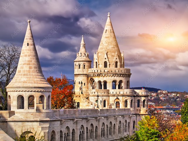 Fisherman Bastion Budapest Hungary пазл игру 