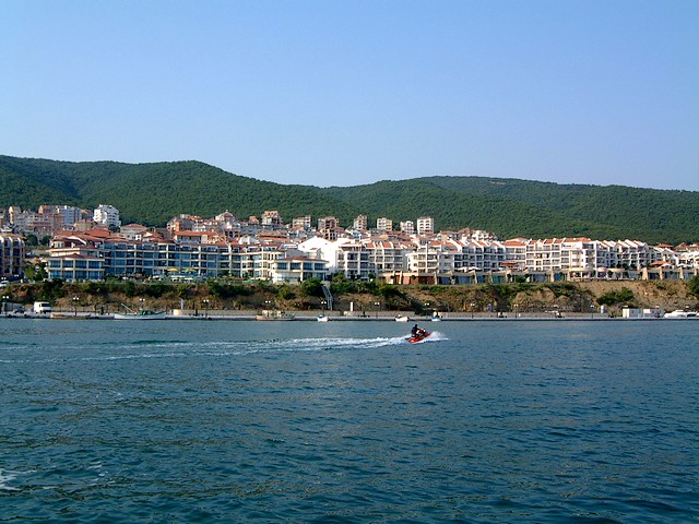 Sveti Vlas Bulgaria View from the Sea - A view from the sea towards Sveti Vlas (Saint Vlas), a beautiful coastal village in southeastern Bulgaria, situated just 3 km northeast of Sunny Beach and about 12 km from Nessebar, Burgas province. To the north, Sveti Vlas is surrounded by Stara Planina and this unique combination of cool mountain slopes, woodlands and a sea, a beach with golden fine sand and the southern exposure, make this resort ideal for relaxation. - , Sveti, Vlas, Bulgaria, view, views, sea, seas, place, places, holiday, holidays, travel, travels, tour, tours, trip, trips, excursion, excursions, vacation, vacations, Saint, beautiful, coastal, village, villages, southeastern, northeast, Sunny, Beach, beaches, Sunnybeach, Nessebar, Burgas, province, provinces, north, Stara, Planina, unique, combination, combinations, cool, mountain, slopes, slope, woodlands, woodland, golden, fine, sand, sands, southern, exposure, exposures, resort, resorts, ideal, relaxation, relaxations - A view from the sea towards Sveti Vlas (Saint Vlas), a beautiful coastal village in southeastern Bulgaria, situated just 3 km northeast of Sunny Beach and about 12 km from Nessebar, Burgas province. To the north, Sveti Vlas is surrounded by Stara Planina and this unique combination of cool mountain slopes, woodlands and a sea, a beach with golden fine sand and the southern exposure, make this resort ideal for relaxation. Lösen Sie kostenlose Sveti Vlas Bulgaria View from the Sea Online Puzzle Spiele oder senden Sie Sveti Vlas Bulgaria View from the Sea Puzzle Spiel Gruß ecards  from puzzles-games.eu.. Sveti Vlas Bulgaria View from the Sea puzzle, Rätsel, puzzles, Puzzle Spiele, puzzles-games.eu, puzzle games, Online Puzzle Spiele, kostenlose Puzzle Spiele, kostenlose Online Puzzle Spiele, Sveti Vlas Bulgaria View from the Sea kostenlose Puzzle Spiel, Sveti Vlas Bulgaria View from the Sea Online Puzzle Spiel, jigsaw puzzles, Sveti Vlas Bulgaria View from the Sea jigsaw puzzle, jigsaw puzzle games, jigsaw puzzles games, Sveti Vlas Bulgaria View from the Sea Puzzle Spiel ecard, Puzzles Spiele ecards, Sveti Vlas Bulgaria View from the Sea Puzzle Spiel Gruß ecards