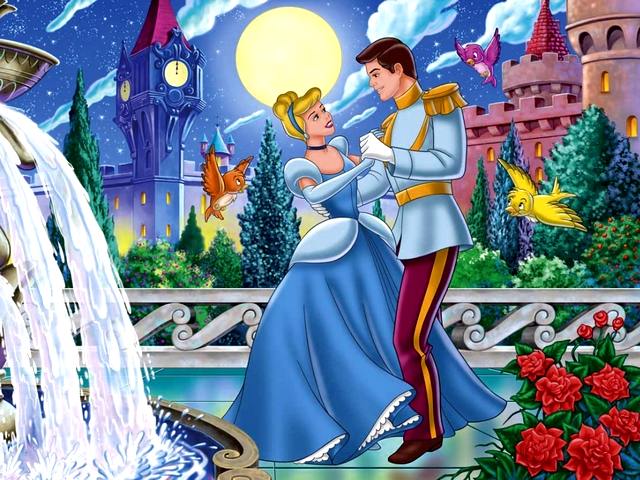 Disney Cinderella and Prince Charming - A romantic scene from the American animated film produced by Walt Disney Animation Studios, featuring Cinderella in a ball gown, which sparkles on the light of stars, dancing the night away with Prince Charming. <br />
When Disney released the film 'Cinderella' in 1950, instantly it became the new gold standard for music, animation, and visual storytelling. The American Film Institute immediately considered it one of the best American animated films ever made.<br />
'Cinderella' or 'The Little Glass Slipper, is a folk tale with thousands of variants throughout the world. The most well-known version was recorded by the German brothers Jacob and Wilhelm Grimm in the 19th century. The tale is called 'Aschenputtel' ('The Little Ash Girl' or 'Cinderella' in English translations). Another famous story is from the book 'Cendrillon' (1697) by the French author Charles Perrault (1628-1703). - , Disney, Cinderella, Prince, Charming, cartoon, cartoons, romantic, scene, American, animated, film, Walt, Disney, Animation, Studios, ball, gown, light, stars, night, 1950, instantly, gold, standard, music, animation, visual, storytelling, institute, Little, Glass, Slipper, folk, tale, thousands, variants, world, version, German, brothers, Jacob, Wilhelm, Grimm, 19th, century, tale, Aschenputtel, English, translations, famous, story, book, Cendrillon, 1697, French, author, Charles, Perrault, 1628, 1703 - A romantic scene from the American animated film produced by Walt Disney Animation Studios, featuring Cinderella in a ball gown, which sparkles on the light of stars, dancing the night away with Prince Charming. <br />
When Disney released the film 'Cinderella' in 1950, instantly it became the new gold standard for music, animation, and visual storytelling. The American Film Institute immediately considered it one of the best American animated films ever made.<br />
'Cinderella' or 'The Little Glass Slipper, is a folk tale with thousands of variants throughout the world. The most well-known version was recorded by the German brothers Jacob and Wilhelm Grimm in the 19th century. The tale is called 'Aschenputtel' ('The Little Ash Girl' or 'Cinderella' in English translations). Another famous story is from the book 'Cendrillon' (1697) by the French author Charles Perrault (1628-1703). Solve free online Disney Cinderella and Prince Charming puzzle games or send Disney Cinderella and Prince Charming puzzle game greeting ecards  from puzzles-games.eu.. Disney Cinderella and Prince Charming puzzle, puzzles, puzzles games, puzzles-games.eu, puzzle games, online puzzle games, free puzzle games, free online puzzle games, Disney Cinderella and Prince Charming free puzzle game, Disney Cinderella and Prince Charming online puzzle game, jigsaw puzzles, Disney Cinderella and Prince Charming jigsaw puzzle, jigsaw puzzle games, jigsaw puzzles games, Disney Cinderella and Prince Charming puzzle game ecard, puzzles games ecards, Disney Cinderella and Prince Charming puzzle game greeting ecard