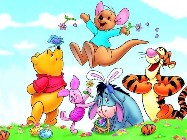 Disney Easter Winnie the Pooh and Friends Wallpaper - Wallpaper with Winnie the Pooh and his friends, lovely heroes of the animated films by Disney, which celebrate Easter in the nature. - , Disney, Easter, Winnie, Pooh, friends, friend, wallpaper, wallpapers, cartoon, cartoons, holiday, holidays, feast, feasts, celebration, celebrations, nature, natures, season, seasons, lovely, heroes, hero, animated, films, film, nature, natures - Wallpaper with Winnie the Pooh and his friends, lovely heroes of the animated films by Disney, which celebrate Easter in the nature. Solve free online Disney Easter Winnie the Pooh and Friends Wallpaper puzzle games or send Disney Easter Winnie the Pooh and Friends Wallpaper puzzle game greeting ecards  from puzzles-games.eu.. Disney Easter Winnie the Pooh and Friends Wallpaper puzzle, puzzles, puzzles games, puzzles-games.eu, puzzle games, online puzzle games, free puzzle games, free online puzzle games, Disney Easter Winnie the Pooh and Friends Wallpaper free puzzle game, Disney Easter Winnie the Pooh and Friends Wallpaper online puzzle game, jigsaw puzzles, Disney Easter Winnie the Pooh and Friends Wallpaper jigsaw puzzle, jigsaw puzzle games, jigsaw puzzles games, Disney Easter Winnie the Pooh and Friends Wallpaper puzzle game ecard, puzzles games ecards, Disney Easter Winnie the Pooh and Friends Wallpaper puzzle game greeting ecard
