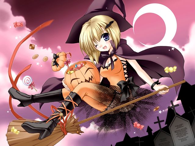Halloween Anime Girl Little Witch by Minase Lin - An illustration by the Japanese artist Minase Lin of an anime girl which is celebrating the Halloween, dressed as a little witch on a broom with pumpkin full with candies in her hand. - , Halloween, anime, girl, girls, little, witch, witches, Minase, Lin, cartoon, cartoons, holiday, holidays, feast, feasts, illustration, illustrations, Japanese, artist, artists, broom, brooms, pumpkin, pumpkins, candies, candy, hand, hands - An illustration by the Japanese artist Minase Lin of an anime girl which is celebrating the Halloween, dressed as a little witch on a broom with pumpkin full with candies in her hand. Lösen Sie kostenlose Halloween Anime Girl Little Witch by Minase Lin Online Puzzle Spiele oder senden Sie Halloween Anime Girl Little Witch by Minase Lin Puzzle Spiel Gruß ecards  from puzzles-games.eu.. Halloween Anime Girl Little Witch by Minase Lin puzzle, Rätsel, puzzles, Puzzle Spiele, puzzles-games.eu, puzzle games, Online Puzzle Spiele, kostenlose Puzzle Spiele, kostenlose Online Puzzle Spiele, Halloween Anime Girl Little Witch by Minase Lin kostenlose Puzzle Spiel, Halloween Anime Girl Little Witch by Minase Lin Online Puzzle Spiel, jigsaw puzzles, Halloween Anime Girl Little Witch by Minase Lin jigsaw puzzle, jigsaw puzzle games, jigsaw puzzles games, Halloween Anime Girl Little Witch by Minase Lin Puzzle Spiel ecard, Puzzles Spiele ecards, Halloween Anime Girl Little Witch by Minase Lin Puzzle Spiel Gruß ecards