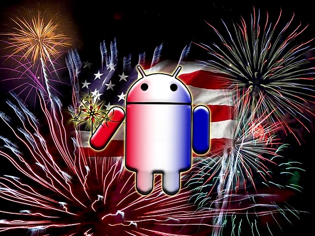 Happy Fourth of July Android Mascot Wallpaper - Wallpaper with best wishes for 'Happy Fourth of July' of all internet surfers, from Android, a mascot of the operating system for smartphones, that can find all the info at one mobile blog. - , Fourth, 4th, July, Android, mascot, mascots, wallpaper, wallpapers, cartoon, cartoons, holidays, holiday, places, place, commemoration, commemorations, celebration, celebrations, event, events, show, shows, best, wishes, wish, happy, internet, surfers, surfer, operating, system, sytems, smartphones, smartphone, mobile, blog, blogs - Wallpaper with best wishes for 'Happy Fourth of July' of all internet surfers, from Android, a mascot of the operating system for smartphones, that can find all the info at one mobile blog. Solve free online Happy Fourth of July Android Mascot Wallpaper puzzle games or send Happy Fourth of July Android Mascot Wallpaper puzzle game greeting ecards  from puzzles-games.eu.. Happy Fourth of July Android Mascot Wallpaper puzzle, puzzles, puzzles games, puzzles-games.eu, puzzle games, online puzzle games, free puzzle games, free online puzzle games, Happy Fourth of July Android Mascot Wallpaper free puzzle game, Happy Fourth of July Android Mascot Wallpaper online puzzle game, jigsaw puzzles, Happy Fourth of July Android Mascot Wallpaper jigsaw puzzle, jigsaw puzzle games, jigsaw puzzles games, Happy Fourth of July Android Mascot Wallpaper puzzle game ecard, puzzles games ecards, Happy Fourth of July Android Mascot Wallpaper puzzle game greeting ecard
