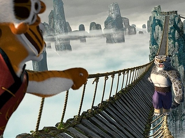 Kung Fu Panda Tigress meets Tai Lung on Rope Bridge - Master Tigress from 'Kung Fu Panda' meets face to face in combat her adoptive brother Tai Lung on a Rope Bridge at the Thread of Hope. - , Kung, Fu, Panda, Tigress, tigressess, Tai, Lung, Rope, Bridge, bridges, cartoon, cartoons, film, films, movie, movies, picture, pictures, adventure, adventures, comedy, comedies, martial, arts, art, action, actions, Master, masters, face, faces, combat, combats, adoptive, brother, brothers, Thread, Hope, hopes - Master Tigress from 'Kung Fu Panda' meets face to face in combat her adoptive brother Tai Lung on a Rope Bridge at the Thread of Hope. Solve free online Kung Fu Panda Tigress meets Tai Lung on Rope Bridge puzzle games or send Kung Fu Panda Tigress meets Tai Lung on Rope Bridge puzzle game greeting ecards  from puzzles-games.eu.. Kung Fu Panda Tigress meets Tai Lung on Rope Bridge puzzle, puzzles, puzzles games, puzzles-games.eu, puzzle games, online puzzle games, free puzzle games, free online puzzle games, Kung Fu Panda Tigress meets Tai Lung on Rope Bridge free puzzle game, Kung Fu Panda Tigress meets Tai Lung on Rope Bridge online puzzle game, jigsaw puzzles, Kung Fu Panda Tigress meets Tai Lung on Rope Bridge jigsaw puzzle, jigsaw puzzle games, jigsaw puzzles games, Kung Fu Panda Tigress meets Tai Lung on Rope Bridge puzzle game ecard, puzzles games ecards, Kung Fu Panda Tigress meets Tai Lung on Rope Bridge puzzle game greeting ecard