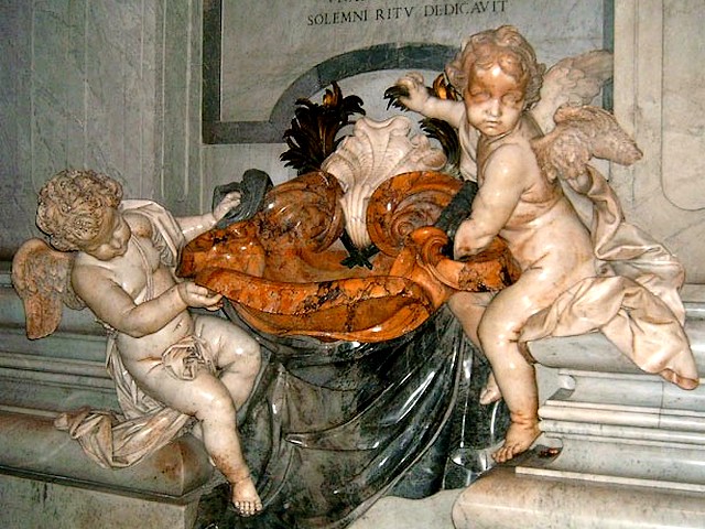 Baroque Cherubs Basilica Saint Peter Vatican Rome Italy - Baroque cherubs, the icons of cupids in the Catholic church, with a basin for fount of holy water for baptismal, located at the beginning of the central nave of the basilica 'Saint Peter' in Vatican, Rome, Italy. - , Baroque, cherubs, cherub, basilica, basilicas, Saint, Peter, Vatican, Rome, Italy, art, arts, places, place, holidays, holiday, travel, travels, tour, tours, trips, trip, excursion, excursions, icons, icon, cupids, cupid, basin, basins, fount, holy, water, waters, baptismal, beginning, central, nave, naves - Baroque cherubs, the icons of cupids in the Catholic church, with a basin for fount of holy water for baptismal, located at the beginning of the central nave of the basilica 'Saint Peter' in Vatican, Rome, Italy. Подреждайте безплатни онлайн Baroque Cherubs Basilica Saint Peter Vatican Rome Italy пъзел игри или изпратете Baroque Cherubs Basilica Saint Peter Vatican Rome Italy пъзел игра поздравителна картичка  от puzzles-games.eu.. Baroque Cherubs Basilica Saint Peter Vatican Rome Italy пъзел, пъзели, пъзели игри, puzzles-games.eu, пъзел игри, online пъзел игри, free пъзел игри, free online пъзел игри, Baroque Cherubs Basilica Saint Peter Vatican Rome Italy free пъзел игра, Baroque Cherubs Basilica Saint Peter Vatican Rome Italy online пъзел игра, jigsaw puzzles, Baroque Cherubs Basilica Saint Peter Vatican Rome Italy jigsaw puzzle, jigsaw puzzle games, jigsaw puzzles games, Baroque Cherubs Basilica Saint Peter Vatican Rome Italy пъзел игра картичка, пъзели игри картички, Baroque Cherubs Basilica Saint Peter Vatican Rome Italy пъзел игра поздравителна картичка