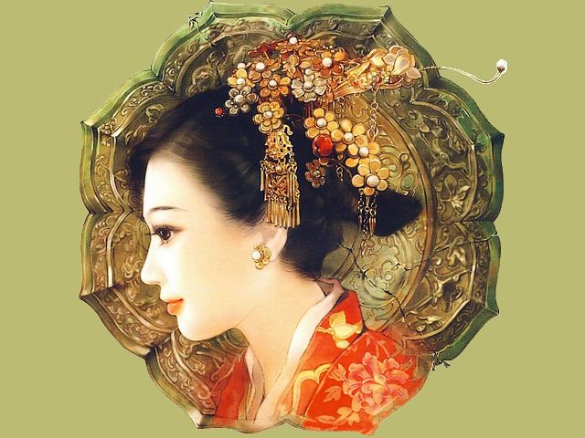 Chinese Girl with Adornment by Der Jen - Portrait of Chinese girl with beautiful adornment in her hair, a painting from 'The Zephyr - Love Stories of the Royal Manchu in the Forbidden City', a huge collection with illustrations of people, lived in ancient China, by Taiwanese artist Der Jen (Dezhen). - , Chinese, girl, girls, adornment, adornments, Der, Jen, art, arts, portrait, portraits, beautiful, painting, paintings, Zephyr, love, stories, story, Royal, Manchu, Forbidden, City, cities, huge, collection, collections, illustrations, illustration, people, ancient, China, Taiwanese, artist, artists, Dezhen - Portrait of Chinese girl with beautiful adornment in her hair, a painting from 'The Zephyr - Love Stories of the Royal Manchu in the Forbidden City', a huge collection with illustrations of people, lived in ancient China, by Taiwanese artist Der Jen (Dezhen). Решайте бесплатные онлайн Chinese Girl with Adornment by Der Jen пазлы игры или отправьте Chinese Girl with Adornment by Der Jen пазл игру приветственную открытку  из puzzles-games.eu.. Chinese Girl with Adornment by Der Jen пазл, пазлы, пазлы игры, puzzles-games.eu, пазл игры, онлайн пазл игры, игры пазлы бесплатно, бесплатно онлайн пазл игры, Chinese Girl with Adornment by Der Jen бесплатно пазл игра, Chinese Girl with Adornment by Der Jen онлайн пазл игра , jigsaw puzzles, Chinese Girl with Adornment by Der Jen jigsaw puzzle, jigsaw puzzle games, jigsaw puzzles games, Chinese Girl with Adornment by Der Jen пазл игра открытка, пазлы игры открытки, Chinese Girl with Adornment by Der Jen пазл игра приветственная открытка