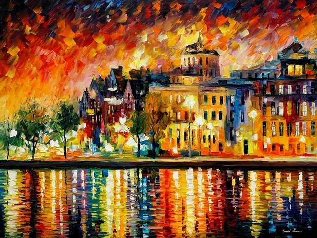 Copenhagen by Leonid Afremov - 'Copenhagen' is a magnificent contemporary painting (oil on canvas with palette knife) by the Russian-Israeli artist Leonid Afremov (1955-2019), who remains for years at the top of international artistic elite. <br />
Copenhagen is the capital and most populous city of Denmark, one of the most beautiful European cities, the pearl of Northern Europe. Copenhagen is dreamlike and peaceful, offering wonderful views and breath-taking panoramas with Scandinavian beauty. - , Copenhagen, Leonid, Afremov, art, arts, magnificent, contemporary, painting, paintings, oil, canvas, palette, knife, Russian, Israeli, artist, artists, years, year, top, international, artistic, elite, capital, populous, city, cities, Denmark, beautiful, European, pearl, Northern, Europe, dreamlike, peaceful, wonderful, views, view, panoramas, panorama, Scandinavian, beauty - 'Copenhagen' is a magnificent contemporary painting (oil on canvas with palette knife) by the Russian-Israeli artist Leonid Afremov (1955-2019), who remains for years at the top of international artistic elite. <br />
Copenhagen is the capital and most populous city of Denmark, one of the most beautiful European cities, the pearl of Northern Europe. Copenhagen is dreamlike and peaceful, offering wonderful views and breath-taking panoramas with Scandinavian beauty. Solve free online Copenhagen by Leonid Afremov puzzle games or send Copenhagen by Leonid Afremov puzzle game greeting ecards  from puzzles-games.eu.. Copenhagen by Leonid Afremov puzzle, puzzles, puzzles games, puzzles-games.eu, puzzle games, online puzzle games, free puzzle games, free online puzzle games, Copenhagen by Leonid Afremov free puzzle game, Copenhagen by Leonid Afremov online puzzle game, jigsaw puzzles, Copenhagen by Leonid Afremov jigsaw puzzle, jigsaw puzzle games, jigsaw puzzles games, Copenhagen by Leonid Afremov puzzle game ecard, puzzles games ecards, Copenhagen by Leonid Afremov puzzle game greeting ecard