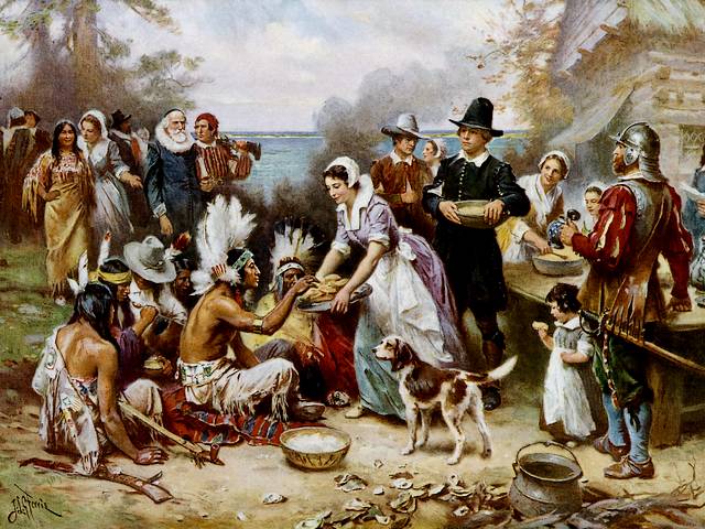 First Thanksgiving 1621 by Jean Leon Gerome Ferris - 'First Thanksgiving 1621' (ca 1915, oil on canvas, private collection), painting by Jean Leon Gerome Ferris (1863-1930), an American historical painter, best known for his series of scenes with famous moments from the American history. - , First, Thanksgiving, 1621, Jean, Leon, Gerome, Ferris, art, arts, holidays, holiday, feast, feasts, nature, natures, season, seasons, 1915, oil, canvas, canvases, private, collection, collections, painting, paintings, 1863, 1930, American, historical, painter, painters, series, serie, scenes, scene, famous, moments, moment, history, histories - 'First Thanksgiving 1621' (ca 1915, oil on canvas, private collection), painting by Jean Leon Gerome Ferris (1863-1930), an American historical painter, best known for his series of scenes with famous moments from the American history. Подреждайте безплатни онлайн First Thanksgiving 1621 by Jean Leon Gerome Ferris пъзел игри или изпратете First Thanksgiving 1621 by Jean Leon Gerome Ferris пъзел игра поздравителна картичка  от puzzles-games.eu.. First Thanksgiving 1621 by Jean Leon Gerome Ferris пъзел, пъзели, пъзели игри, puzzles-games.eu, пъзел игри, online пъзел игри, free пъзел игри, free online пъзел игри, First Thanksgiving 1621 by Jean Leon Gerome Ferris free пъзел игра, First Thanksgiving 1621 by Jean Leon Gerome Ferris online пъзел игра, jigsaw puzzles, First Thanksgiving 1621 by Jean Leon Gerome Ferris jigsaw puzzle, jigsaw puzzle games, jigsaw puzzles games, First Thanksgiving 1621 by Jean Leon Gerome Ferris пъзел игра картичка, пъзели игри картички, First Thanksgiving 1621 by Jean Leon Gerome Ferris пъзел игра поздравителна картичка