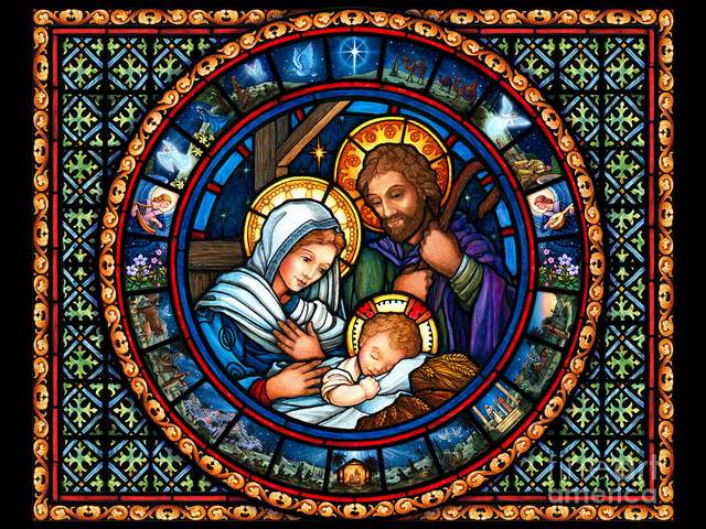 Holy Family by Vermont Christmas Company - A jigsaw puzzle by Vermont Christmas Company depicting a stunning stained glass window of Holy Family with Saint Joseph, his wife Virgin Mary and the Christ Child. - , Holy, family, families, Vermont, Christmas, company, companies, art, arts, holiday, holidays, cartoon, cartoons, jigsaw, puzzle, puzzles, stunning, stained, glass, window, windows, Saint, Joseph, wife, Virgin, Mary, Christ, Child - A jigsaw puzzle by Vermont Christmas Company depicting a stunning stained glass window of Holy Family with Saint Joseph, his wife Virgin Mary and the Christ Child. Solve free online Holy Family by Vermont Christmas Company puzzle games or send Holy Family by Vermont Christmas Company puzzle game greeting ecards  from puzzles-games.eu.. Holy Family by Vermont Christmas Company puzzle, puzzles, puzzles games, puzzles-games.eu, puzzle games, online puzzle games, free puzzle games, free online puzzle games, Holy Family by Vermont Christmas Company free puzzle game, Holy Family by Vermont Christmas Company online puzzle game, jigsaw puzzles, Holy Family by Vermont Christmas Company jigsaw puzzle, jigsaw puzzle games, jigsaw puzzles games, Holy Family by Vermont Christmas Company puzzle game ecard, puzzles games ecards, Holy Family by Vermont Christmas Company puzzle game greeting ecard