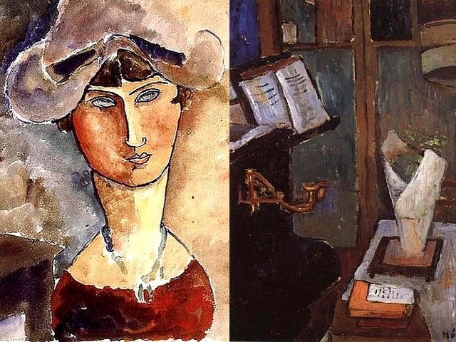 Jeanne Hebuterne Autoportrait and Nature Morte - 'Autoportrait' (1919, watercolour, Former collection of Jeanne Modigliani) and 'Nature Morte' ('Still-life', oil on cardboard, private collection), paintings by Jeanne Hebuterne, a French artist, nice and delicate friend and a favorite model in the last three years of Amedeo Modigliani's life. - , Jeanne, Hebuterne, Autoportrait, Nature, Morte, art, arts, painter, painters, artist, artists, sculptor, sculptors, Expressionist, Expressionists, 1919, watercolour, watercolours, Former, collection, collections, Modigliani, still-life, still-lifes, oil, cardboard, cardboards, private, collection, collections, paintings, painting, French, nice, delicate, friend, friends, favorite, model, models, last, three, years, year, Amedeo, life, lifes - 'Autoportrait' (1919, watercolour, Former collection of Jeanne Modigliani) and 'Nature Morte' ('Still-life', oil on cardboard, private collection), paintings by Jeanne Hebuterne, a French artist, nice and delicate friend and a favorite model in the last three years of Amedeo Modigliani's life. Подреждайте безплатни онлайн Jeanne Hebuterne Autoportrait and Nature Morte пъзел игри или изпратете Jeanne Hebuterne Autoportrait and Nature Morte пъзел игра поздравителна картичка  от puzzles-games.eu.. Jeanne Hebuterne Autoportrait and Nature Morte пъзел, пъзели, пъзели игри, puzzles-games.eu, пъзел игри, online пъзел игри, free пъзел игри, free online пъзел игри, Jeanne Hebuterne Autoportrait and Nature Morte free пъзел игра, Jeanne Hebuterne Autoportrait and Nature Morte online пъзел игра, jigsaw puzzles, Jeanne Hebuterne Autoportrait and Nature Morte jigsaw puzzle, jigsaw puzzle games, jigsaw puzzles games, Jeanne Hebuterne Autoportrait and Nature Morte пъзел игра картичка, пъзели игри картички, Jeanne Hebuterne Autoportrait and Nature Morte пъзел игра поздравителна картичка