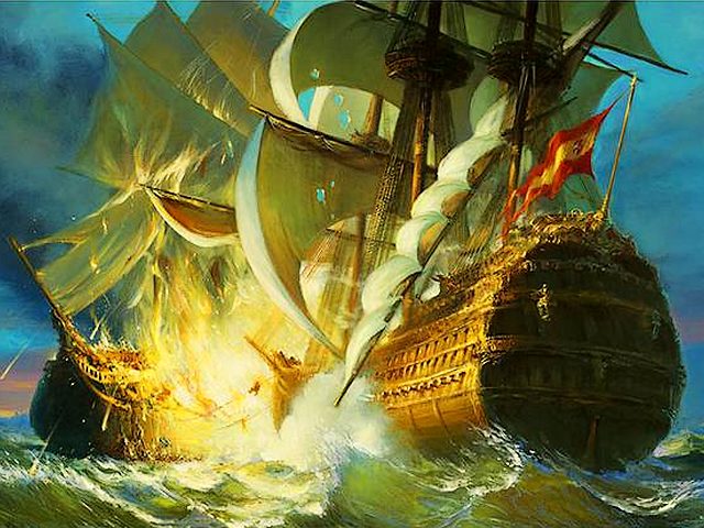 Navy Fight Cartagena by Vladimir Volegov puzzle game 