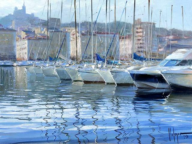 Old Port of Marseille by Vladimir Volegov puzzle game 