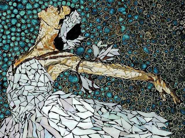 Portrait of Ballerina by Laura Harris - 'Portrait of Ballerina', eggshells mosaic art by Laura Harris, a remarkable work, with fascinating idea and the realize. <br />
Laura Harris was born in Milwaukee, Wisconsin, USA in 1961. Laura got into work with mosaics in 1985, after having to quit teaching as a speech-language pathologist due to her worsening Multiple Sclerosis. <br />
'Today, the world can appear fragmented and its people disconnected,  mosaics allow me to fuse the pieces together to create something cohesive and beautiful, what I wish the world could be.'  - Laura Harris - , portrait, portraits, ballerina, Laura, Harris, art, arts, eggshells, mosaic, mosaics, remarkable, work, works, fascinating, idea, ideas, Milwaukee, Wisconsin, USA, speech, language, pathologist, Multiple, Sclerosis, today, world, people, pieces, piece, cohesive, beautifu, world - 'Portrait of Ballerina', eggshells mosaic art by Laura Harris, a remarkable work, with fascinating idea and the realize. <br />
Laura Harris was born in Milwaukee, Wisconsin, USA in 1961. Laura got into work with mosaics in 1985, after having to quit teaching as a speech-language pathologist due to her worsening Multiple Sclerosis. <br />
'Today, the world can appear fragmented and its people disconnected,  mosaics allow me to fuse the pieces together to create something cohesive and beautiful, what I wish the world could be.'  - Laura Harris Решайте бесплатные онлайн Portrait of Ballerina by Laura Harris пазлы игры или отправьте Portrait of Ballerina by Laura Harris пазл игру приветственную открытку  из puzzles-games.eu.. Portrait of Ballerina by Laura Harris пазл, пазлы, пазлы игры, puzzles-games.eu, пазл игры, онлайн пазл игры, игры пазлы бесплатно, бесплатно онлайн пазл игры, Portrait of Ballerina by Laura Harris бесплатно пазл игра, Portrait of Ballerina by Laura Harris онлайн пазл игра , jigsaw puzzles, Portrait of Ballerina by Laura Harris jigsaw puzzle, jigsaw puzzle games, jigsaw puzzles games, Portrait of Ballerina by Laura Harris пазл игра открытка, пазлы игры открытки, Portrait of Ballerina by Laura Harris пазл игра приветственная открытка