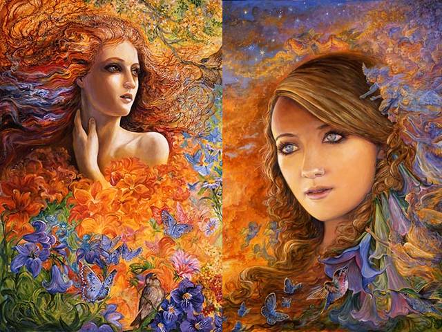 Summer Breeze and Angelees Angel by Josephine Wall - 'Summer Breeze' and 'Angelee's Angel' are two wonderful paintings by the popular English artist and sculptor Josephine Wall (born May 1947 in Farnham, Surrey, UK). Josephine Wall is internationally renowned for her enchanting and intricate fantasy images, created with a remarkable passion for light, color, and visual story-telling. Her artworks are mystical, surreal-like, detailed paintings that radiate positive energy and a sense of admiration, and invite us on an enchanting journey through the magical world of imagination. Much of the inspiration for her mystical images comes from close observation of the nature and her interest in its preservation. - , summer, breeze, Angelees, angel, angels, Josephine, Wall, art, arts, wonderful, paintings, painting, popular, English, artist, artists, sculptor, sculptors, May, 1947, Farnham, Surrey, UK, internationally, enchanting, intricate, fantasy, images, image, remarkable, passion, light, color, visual, story-telling, artworks, artwork, mystical, surreal, positive, energy, sense, admiration, enchanting, journey, magical, world, imagination, inspiration, mystical, nature, interest, preservation - 'Summer Breeze' and 'Angelee's Angel' are two wonderful paintings by the popular English artist and sculptor Josephine Wall (born May 1947 in Farnham, Surrey, UK). Josephine Wall is internationally renowned for her enchanting and intricate fantasy images, created with a remarkable passion for light, color, and visual story-telling. Her artworks are mystical, surreal-like, detailed paintings that radiate positive energy and a sense of admiration, and invite us on an enchanting journey through the magical world of imagination. Much of the inspiration for her mystical images comes from close observation of the nature and her interest in its preservation. Lösen Sie kostenlose Summer Breeze and Angelees Angel by Josephine Wall Online Puzzle Spiele oder senden Sie Summer Breeze and Angelees Angel by Josephine Wall Puzzle Spiel Gruß ecards  from puzzles-games.eu.. Summer Breeze and Angelees Angel by Josephine Wall puzzle, Rätsel, puzzles, Puzzle Spiele, puzzles-games.eu, puzzle games, Online Puzzle Spiele, kostenlose Puzzle Spiele, kostenlose Online Puzzle Spiele, Summer Breeze and Angelees Angel by Josephine Wall kostenlose Puzzle Spiel, Summer Breeze and Angelees Angel by Josephine Wall Online Puzzle Spiel, jigsaw puzzles, Summer Breeze and Angelees Angel by Josephine Wall jigsaw puzzle, jigsaw puzzle games, jigsaw puzzles games, Summer Breeze and Angelees Angel by Josephine Wall Puzzle Spiel ecard, Puzzles Spiele ecards, Summer Breeze and Angelees Angel by Josephine Wall Puzzle Spiel Gruß ecards