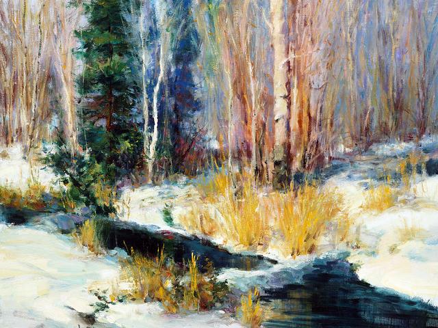 Winter Season by Eric Wallis - 'Winter Season' is a stunning painting by the American artist Eric Wallis (1968), depicting a beautiful landscape at woodland covered with light snow and a fallen tree, which creates a natural bridge over a cold, winter stream.<br />
Eric Wallis began painting professionally in 1990, and became one of the brightest representatives of modern art, impressionist and figurative painter, popular beyond borders of America, whose paintings are presented at the most prestigious exhibitions. - , winter, season, seasons, Eric, Wallis, art, arts, stunning, painting, paintings, American, artist, artists, 1968, beautiful, landscape, landscapes, woodland, snow, tree, natural, bridge, bridges, stream, streams, professionally, 1990, representatives, modern, impressionist, figurative, painter, borders, America, prestigious, exhibitions - 'Winter Season' is a stunning painting by the American artist Eric Wallis (1968), depicting a beautiful landscape at woodland covered with light snow and a fallen tree, which creates a natural bridge over a cold, winter stream.<br />
Eric Wallis began painting professionally in 1990, and became one of the brightest representatives of modern art, impressionist and figurative painter, popular beyond borders of America, whose paintings are presented at the most prestigious exhibitions. Подреждайте безплатни онлайн Winter Season by Eric Wallis пъзел игри или изпратете Winter Season by Eric Wallis пъзел игра поздравителна картичка  от puzzles-games.eu.. Winter Season by Eric Wallis пъзел, пъзели, пъзели игри, puzzles-games.eu, пъзел игри, online пъзел игри, free пъзел игри, free online пъзел игри, Winter Season by Eric Wallis free пъзел игра, Winter Season by Eric Wallis online пъзел игра, jigsaw puzzles, Winter Season by Eric Wallis jigsaw puzzle, jigsaw puzzle games, jigsaw puzzles games, Winter Season by Eric Wallis пъзел игра картичка, пъзели игри картички, Winter Season by Eric Wallis пъзел игра поздравителна картичка