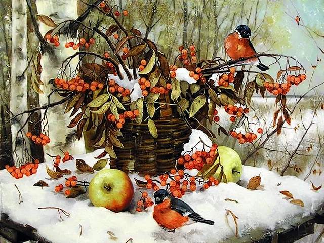 Winter Still Life by Sergei Boyev Puzzle Spiel 