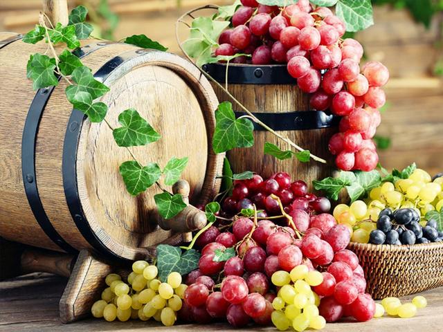 Autumn Composition with Grapes Puzzle Spiel 